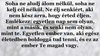 Soha ne aludj